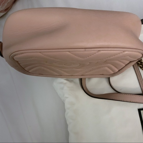 GG Marmont matelassé mini bag _ Pink - Picture 4 of 8